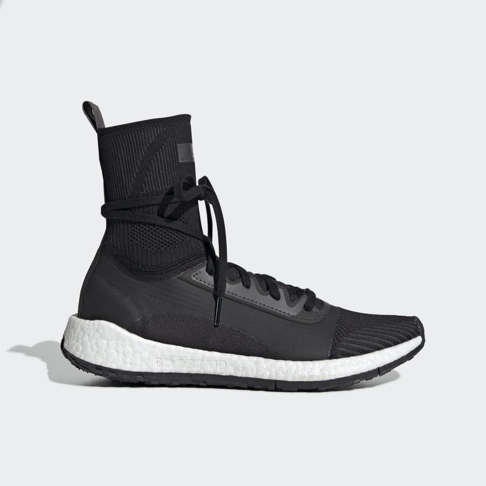 Adidasi Alergare Adidas Pulseboost HD Dama Romania - Negrii/Albi/Metal G25878